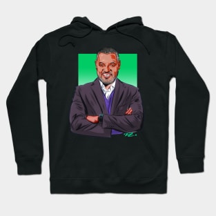 Laurence Fishburne - An illustration by Paul Cemmick Hoodie